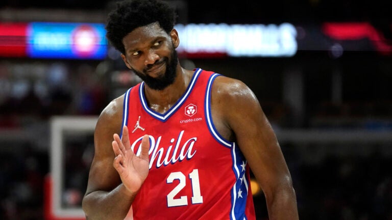 Joel Embiid signs a 3-year, $193 million contract extension with the Philadelphia 76ers, AP sources say