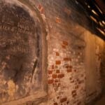 The crypt that runs under the Old North Church.