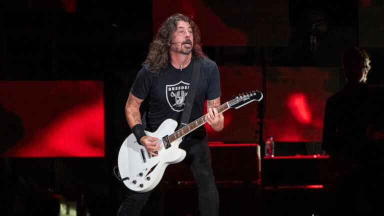 Dave Grohl of the Foo Fighters performs in Quebec City.