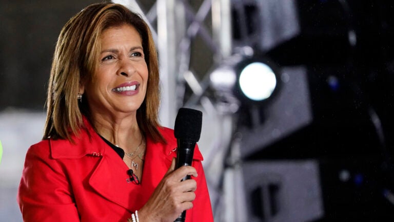 Hoda Kotb appears on NBC's "Today" show at Rockefeller Plaz.