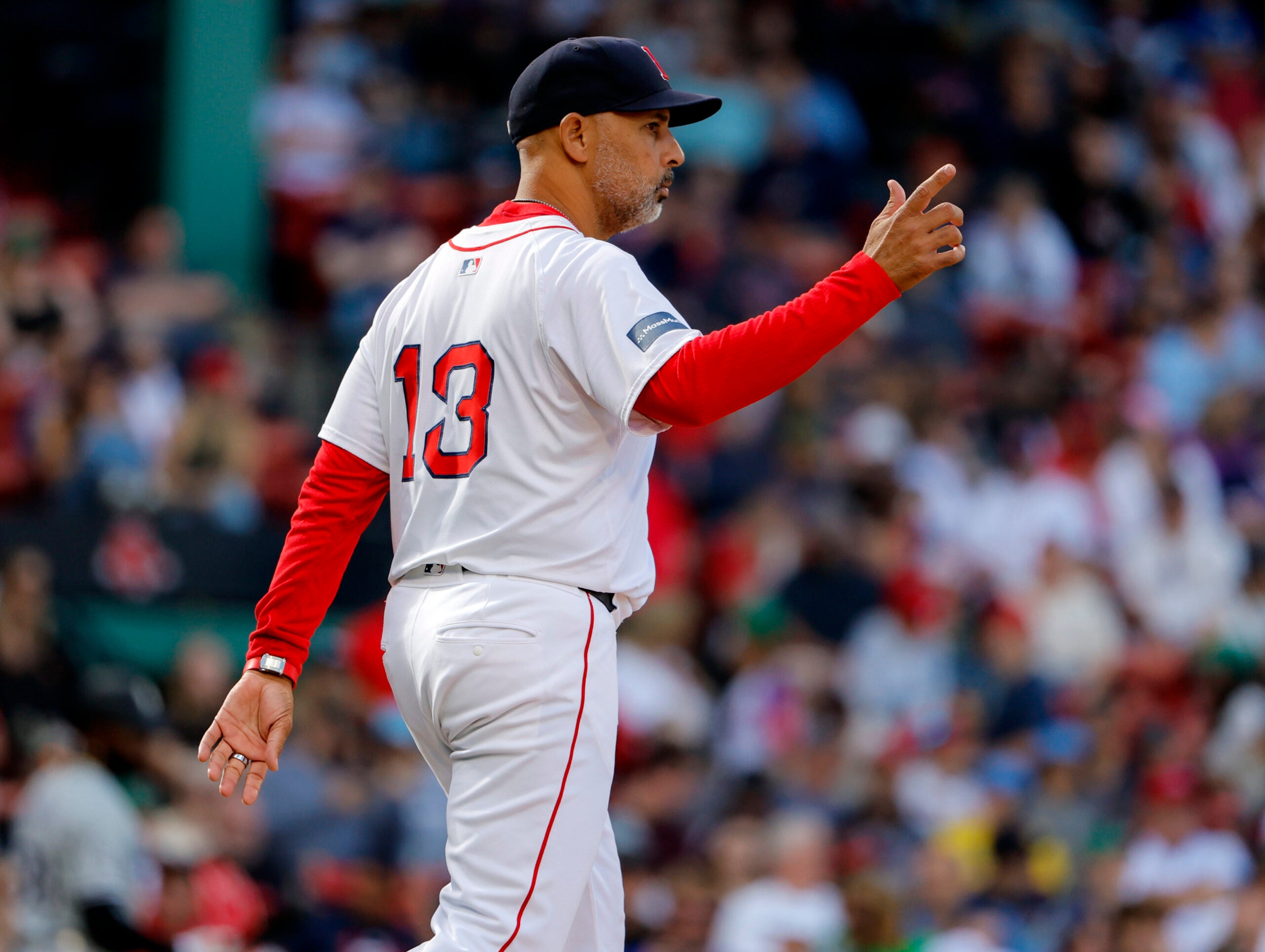 Alex Cora offered an honest reaction to Red Sox playoff chase