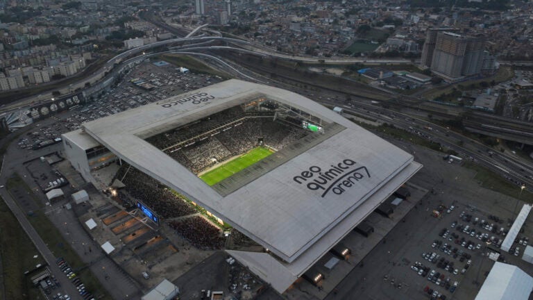 Corinthians will face Flamengo in a Brazilian Football League match at the Neo Quimica Arena.