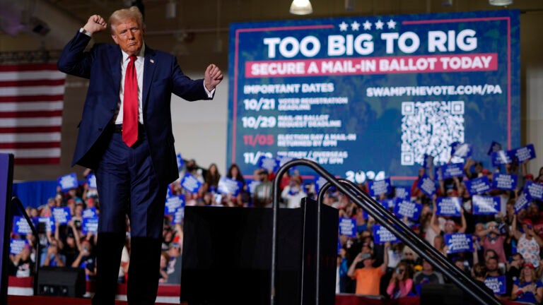 Trump suggests Harris should be prosecuted, attacks her mental fitness