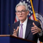Federal Reserve Board Chairman Jerome Powell speaks during a news conference at the Federal Reserve in Washington, Wednesday, Sept. 18, 2024.