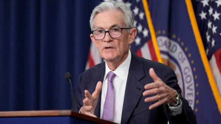 Federal Reserve Board Chairman Jerome Powell speaks during a news conference at the Federal Reserve in Washington, Wednesday, Sept. 18, 2024.