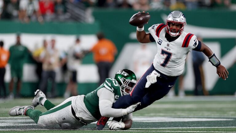 Jerod Mayo gives lukewarm response to Jacoby Brissett’s job status