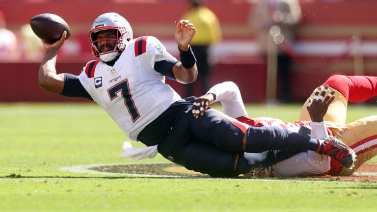 Jacoby Brissett Patriots 49ers