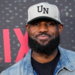 LeBron James at the premiere of "Starting 5" in Los Angeles.