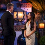 Jenn Tran during the taping of "The Bachelorette."