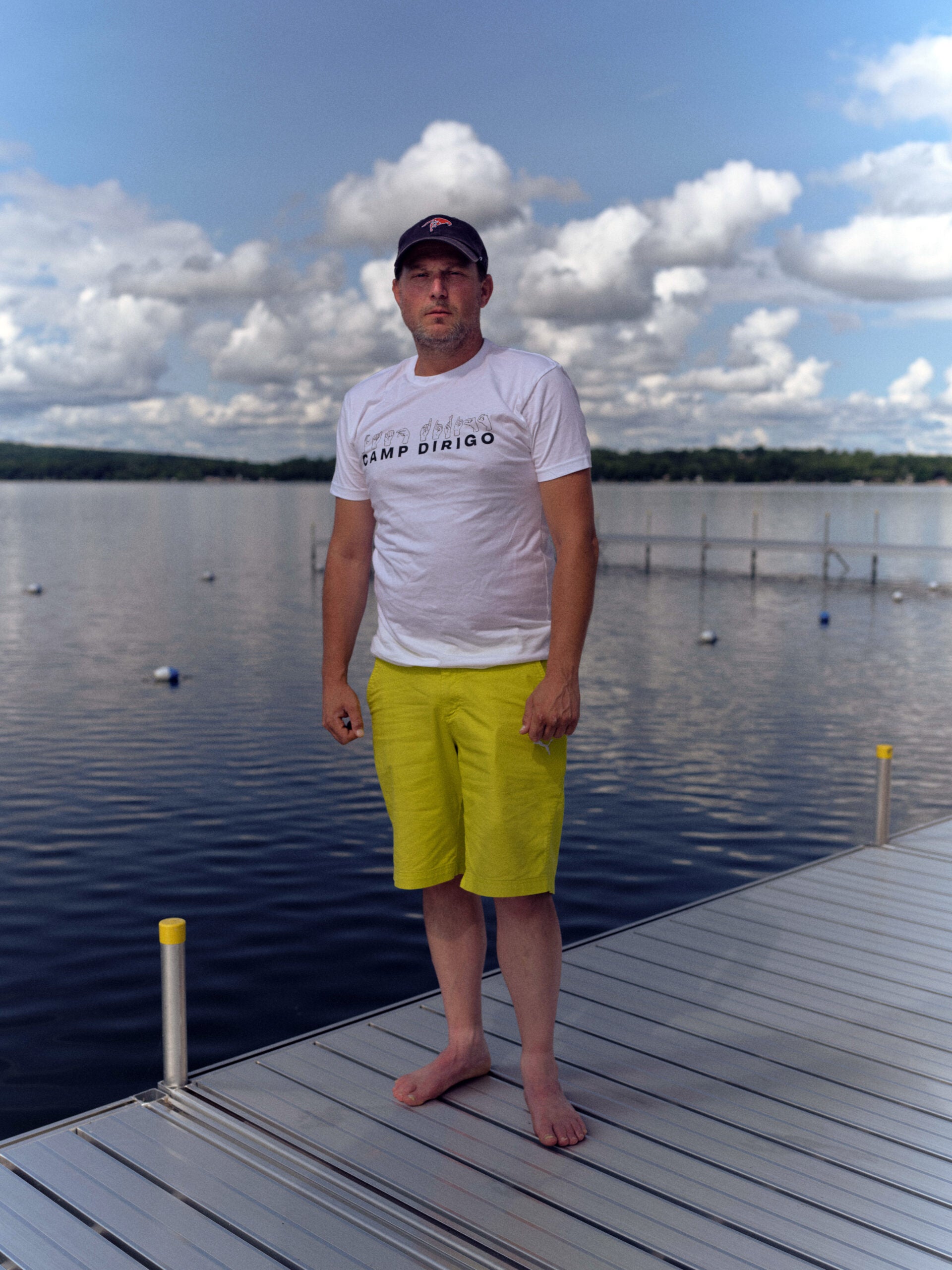 Kevin Bohlin, a close friend of Joshua Seal who had partnered with him to start the camp, during Pine Creek Camp's Dirigo Experience.