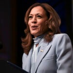 Vice President Kamala Harris, the Democratic presidential nominee, speaks.