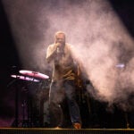 Post Malone performed at Fenway Park on Wednesday night.