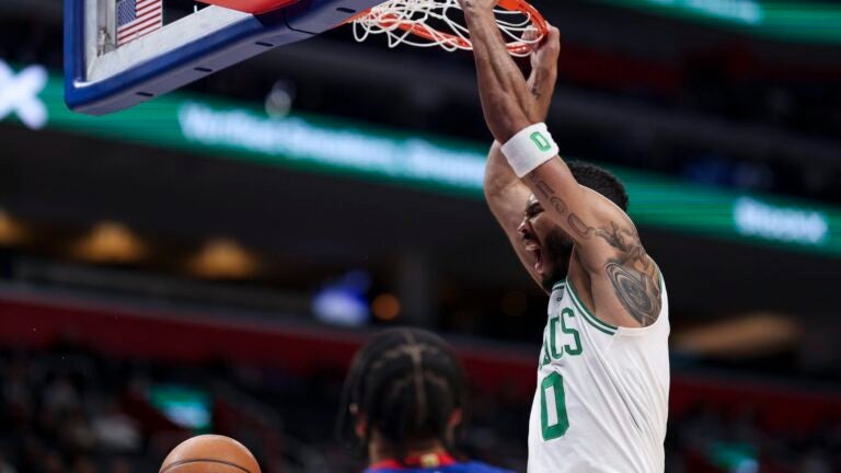 Jayson Tatum scores 37 points as Celtics defeat Pistons