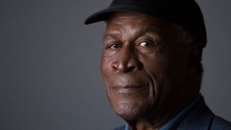 John Amos poses for a portrait on May 11, 2016, in New York. Amos, who starred as the family patriarch on the hit 1970s sitcom “Good Times” and earned an Emmy nomination for his role in the seminal 1977 miniseries “Roots,” has died. He was 84.