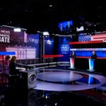 Republican vice presidential nominee Sen. JD Vance, R-Ohio, speaks during a vice presidential debate hosted by CBS News, with Democratic vice presidential candidate Minnesota Gov. Tim Walz, Tuesday, Oct. 1, 2024, in New York.