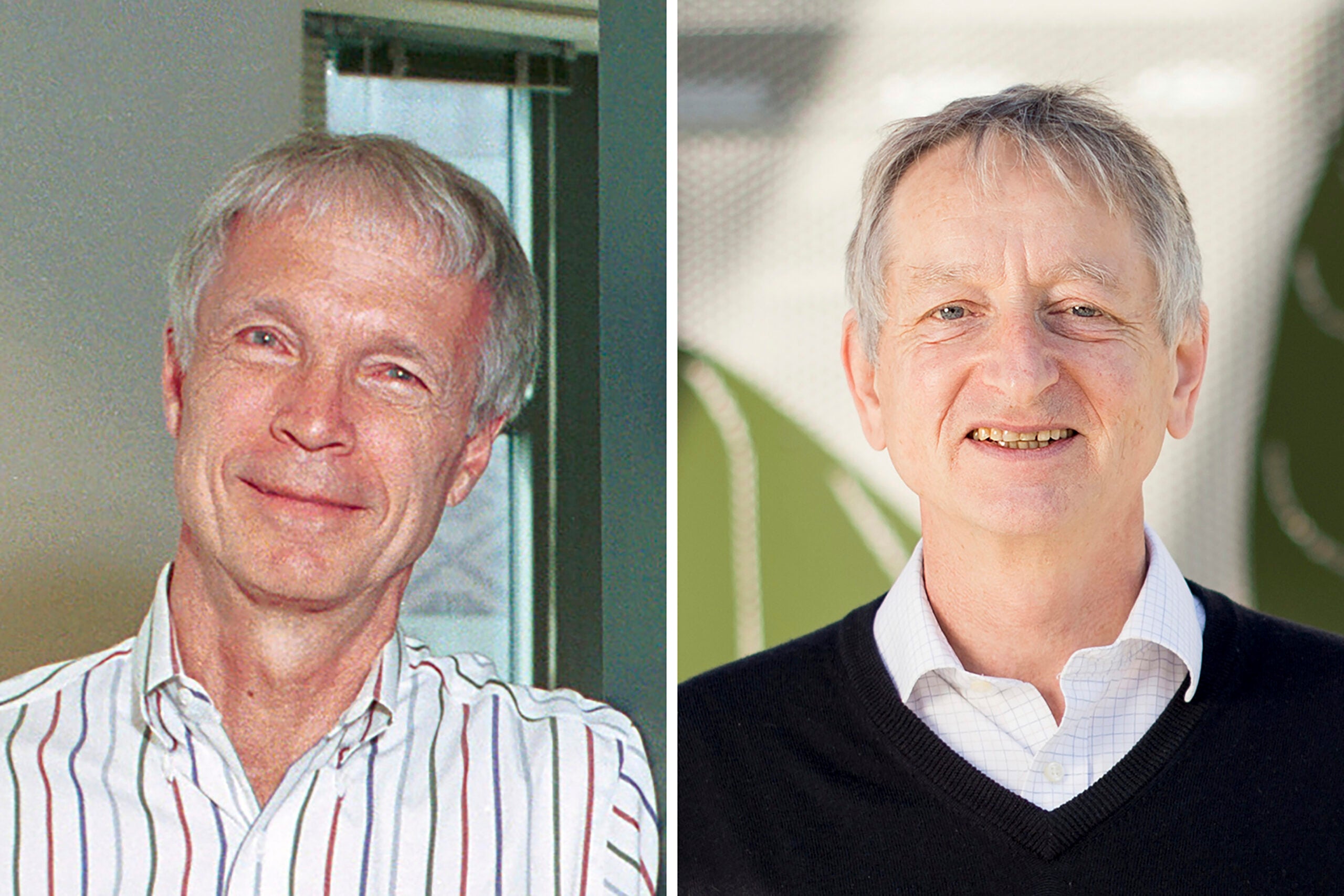 John Hopfield and Geoffrey Hinton.