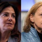 Republican gubernatorial candidate Kelly Ayotte, left, and Joyce Craig, Democratic candidate for governor, right.