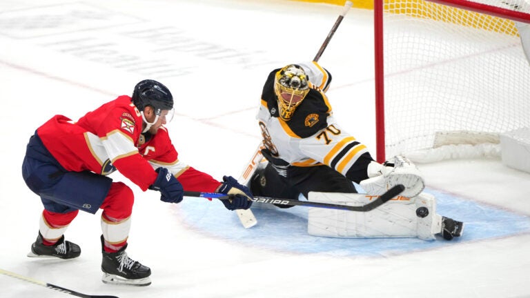 The Bruins open the regular season with a 6-4 loss to the Panthers