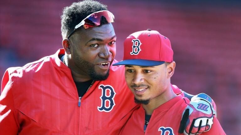 A call from David Ortiz helped Mookie Betts break out of a slump