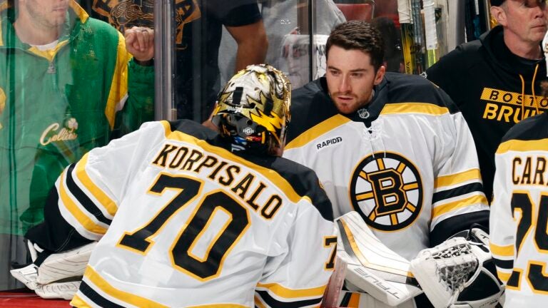 Jeremy Swayman set to start Bruins' home opener vs. Montreal