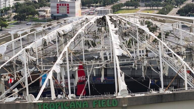 Rays Say It May Take Weeks To Fully Assess Tropicana Field Damage