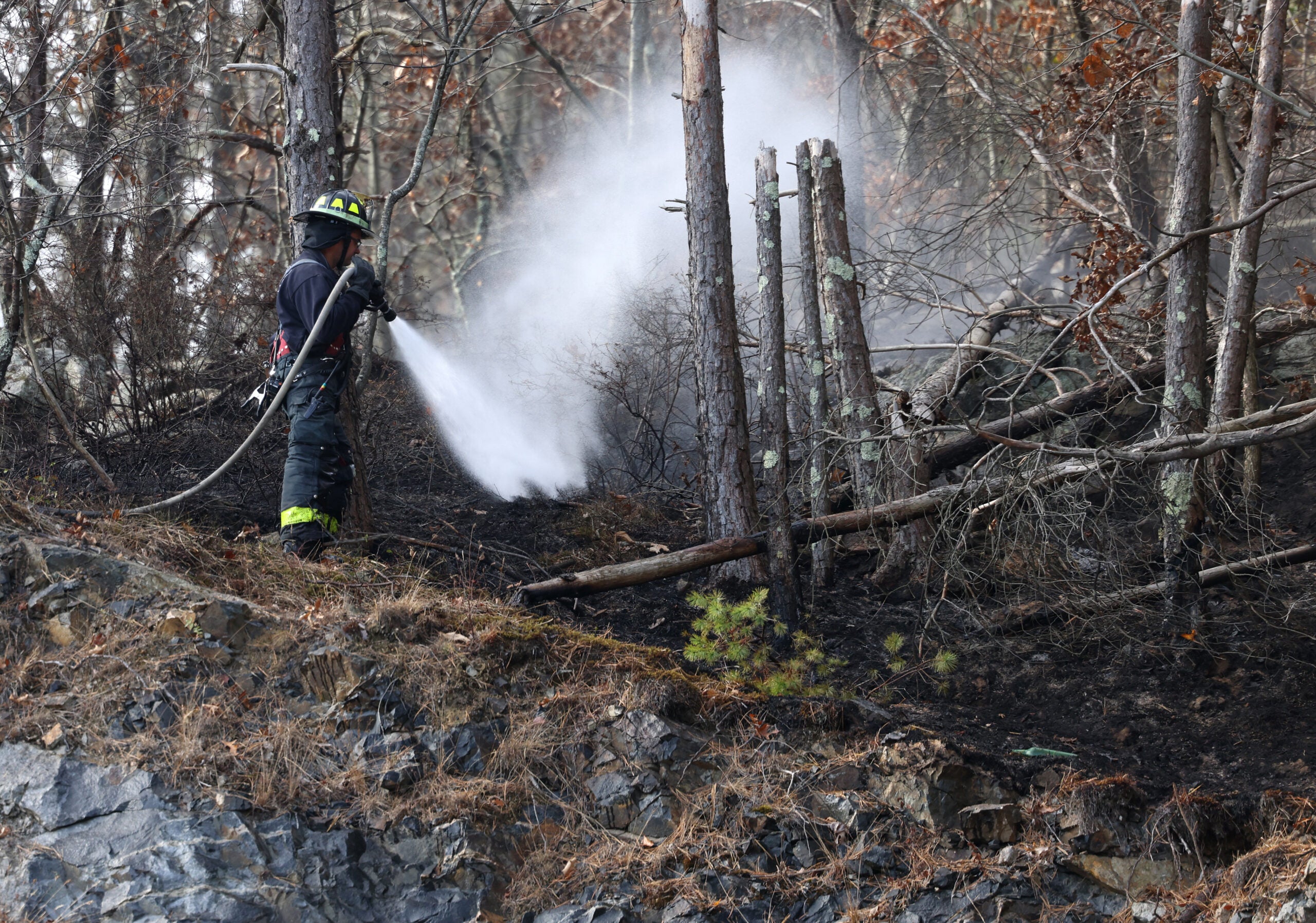 Police arrest Attleboro man on charge of intentionally setting brush fires