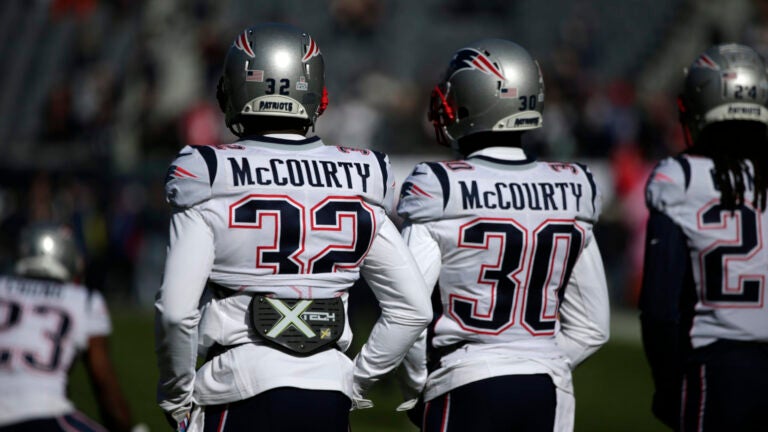 Devin and Jason McCourty Patriots 2018