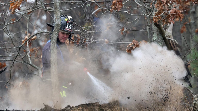 Live updates: Brush fires burn across Mass.