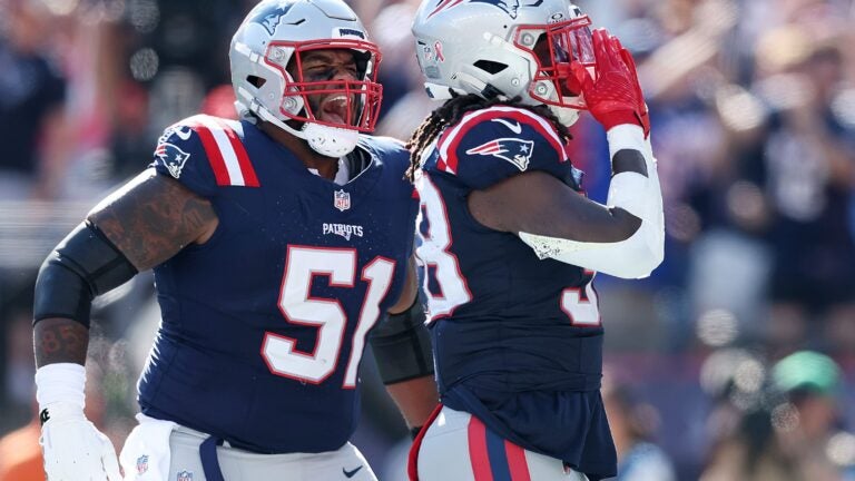 Nick Leverett embraced the challenge of blocking for Tom Brady. Now he's filling in for David Andrews.