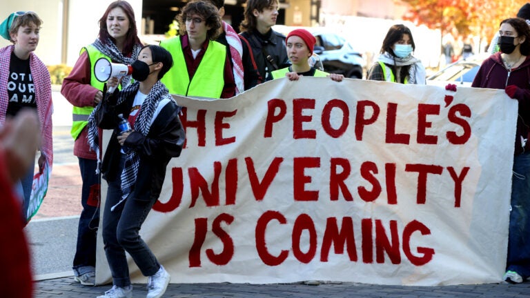 Brown University suspends pro-Palestinian group after protest