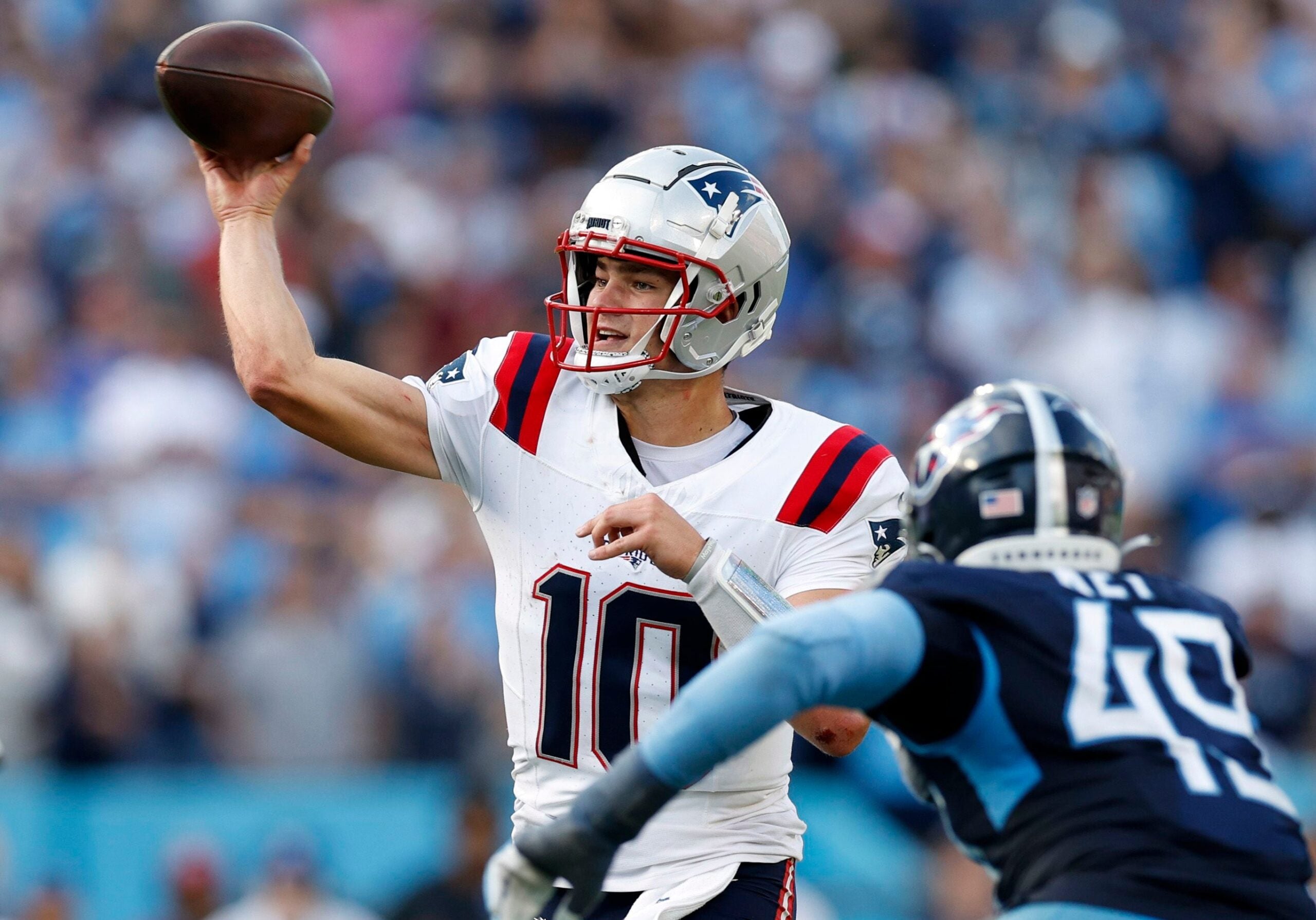 Drake Maye looks like a franchise QB, but he needs more help