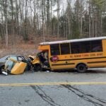 A motor vehicle crash in Walpole, New Hampshire.