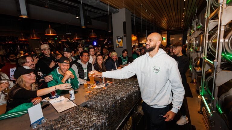 Celtics guard Derrick White discusses his love of acting, new Samuel Adams beer