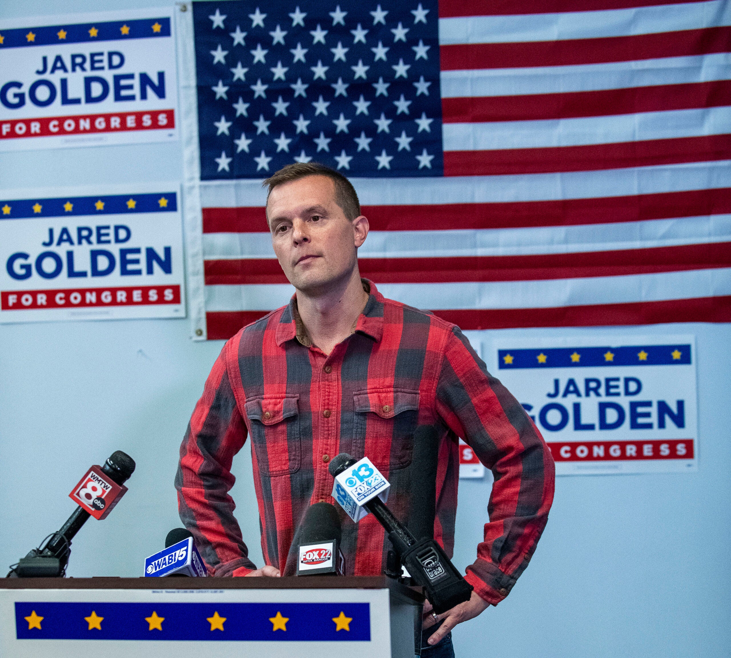 Deputado Jared Golden, D-Maine.
