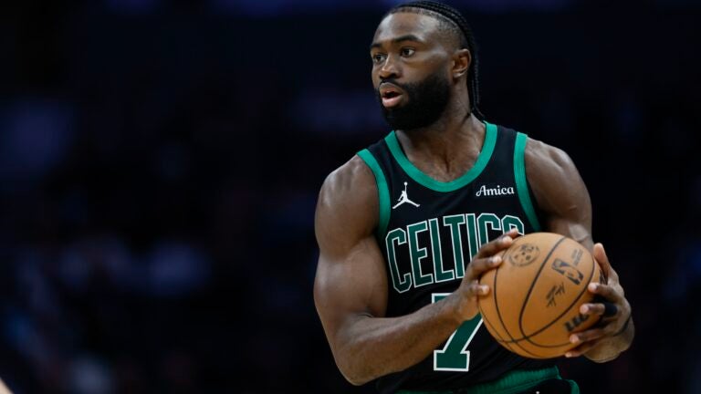 Celtics star Jaylen Brown is out with a left hip flexor strain