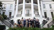 Boston Celtics visit President Biden at White House