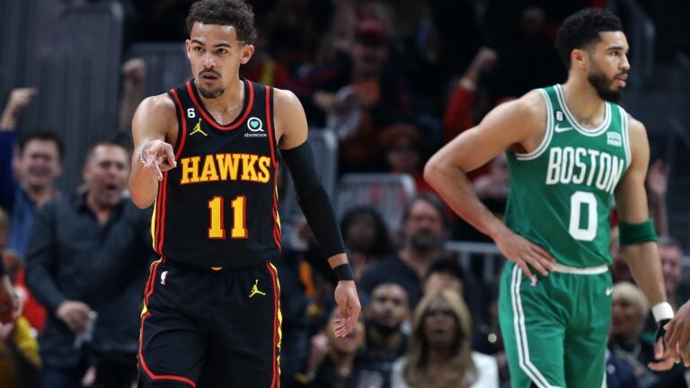 Trae Young tweets “Thanks Boston” after the Hawks win the NBA Cup tiebreaker over the Celtics