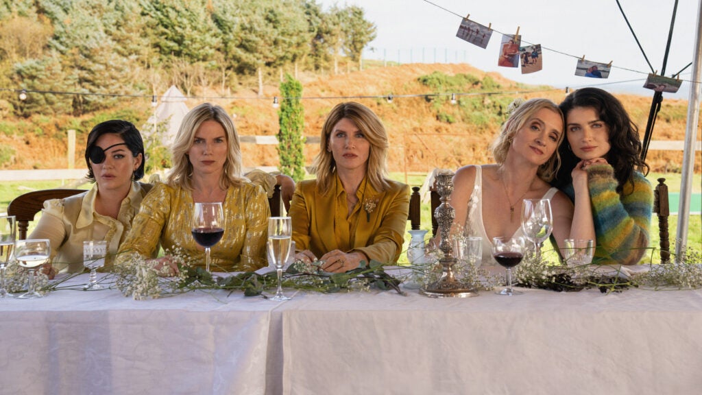 Sarah Greene, Eva Birthistle, Sharon Horgan, Anne-Marie Duff and Eve Hewson in "Bad Sisters."