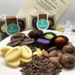 Chocolate Tasting Kits for a virtual tasting lead by Pam and David Griffin, owners of the Chocolate Therapy shop.