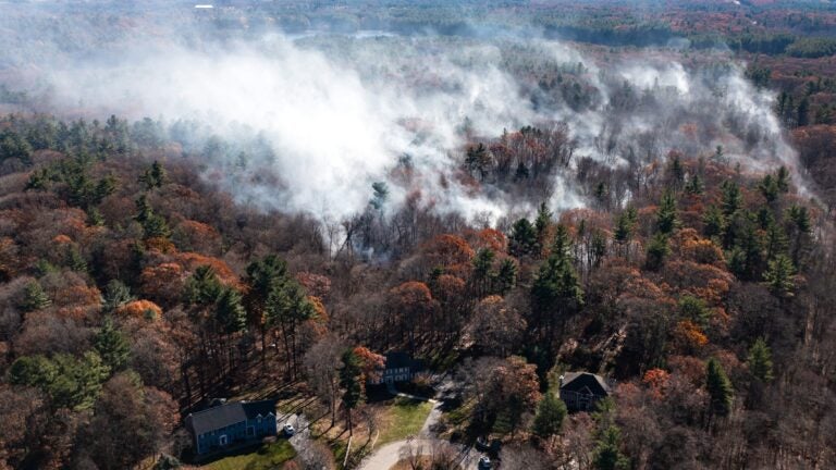 2 firefighters seriously injured as wildfires blaze across Massachusetts