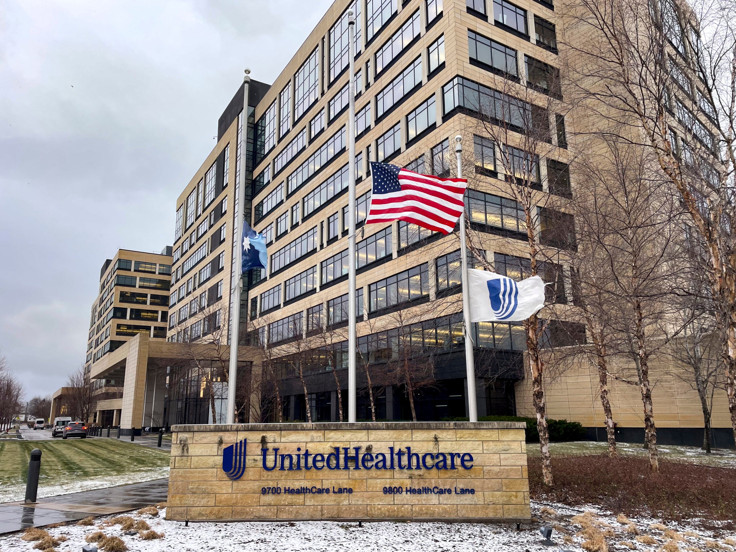 A sede da UnitedHealthcare em Minnetonka, Minnesota.