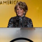 Linda Lavin speaks at the 33rd annual Producers Guild Awards.