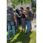 Officers arrest Lance Morales in Puerto Rico.