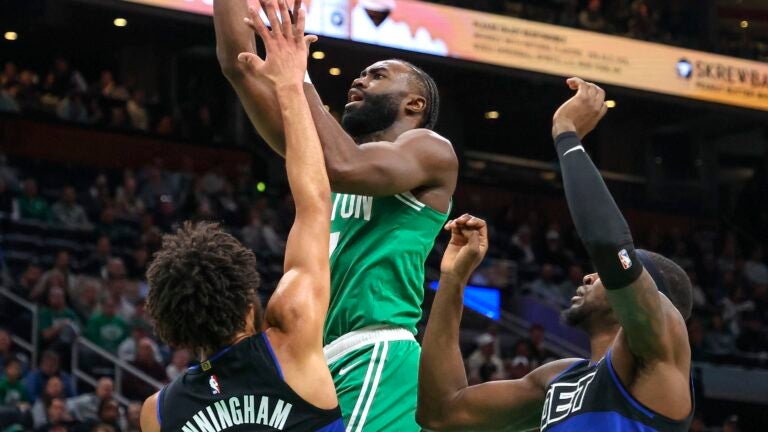 Jaylen Brown leads balanced Celtics attack to blowout win over Pistons: 6 takeaways