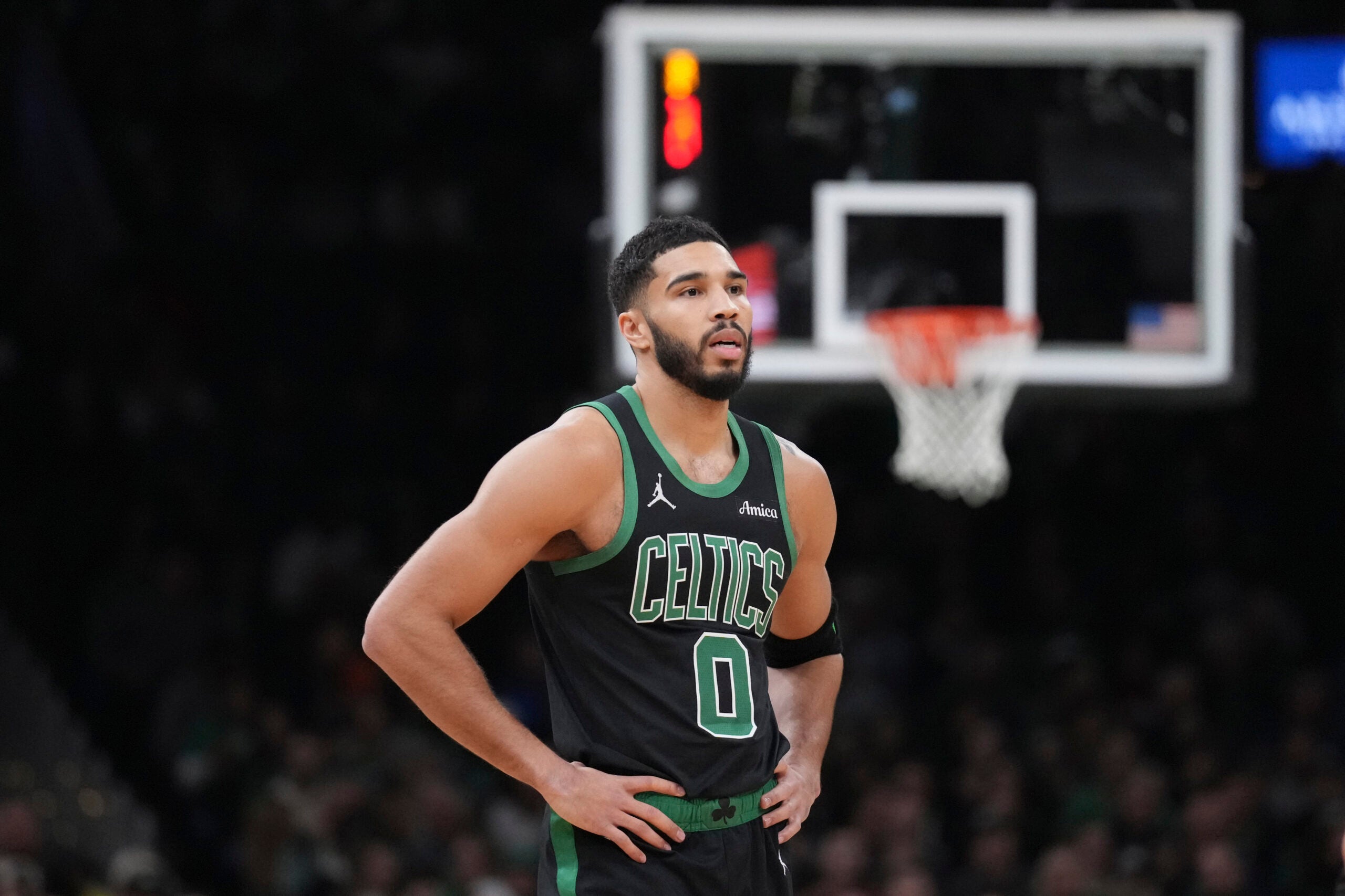 Jayson Tatum combined cozy comfort and upscale streetwear