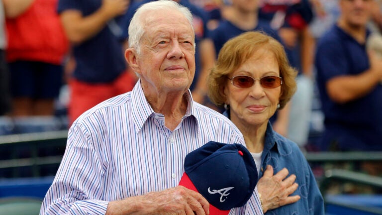 Former President Jimmy Carter and his wife Rosalynn.