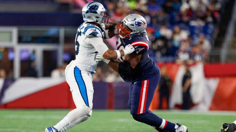 The Patriots activated Caedan Wallace from IR and cut Marcus Jones