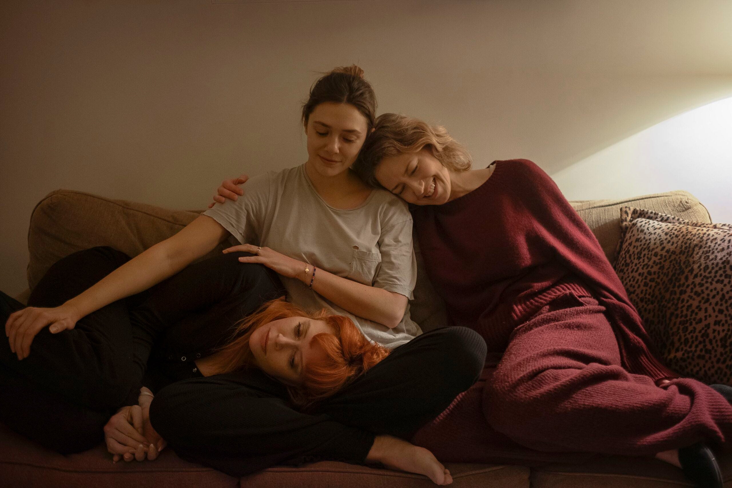 Best movies of 2024: Natasha Lyonne, from left, Elizabeth Olsen, and Carrie Coon in a scene from