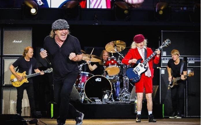 On its upcoming tour, AC/DC is scheduled to perform at Gillette Stadium in May.