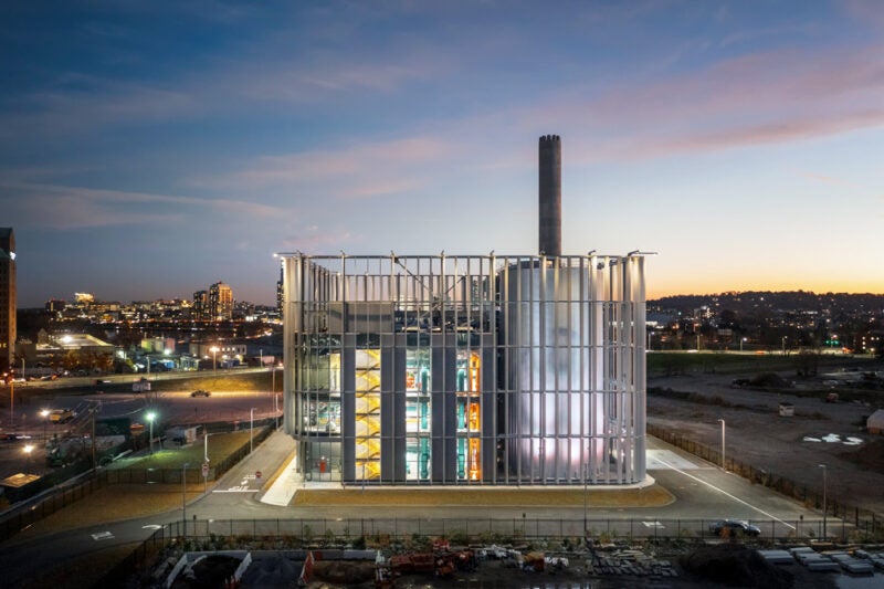 The Harvard University District Energy Facility was designed in 2021 by Leers Weinzapfel Associates.